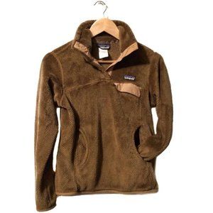 Patagonia Brown Re-Tool Snap-T Fleece (Size L)